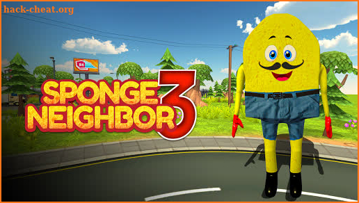 Sponge Family Neighbor 3: Scary Escape 3D Game screenshot