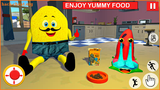 Sponge Family Neighbor 3: Scary Escape 3D Game screenshot