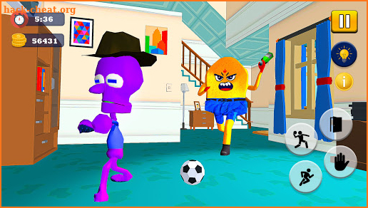 Sponge Family Neighbor 4: Scary Escape 3D Game screenshot