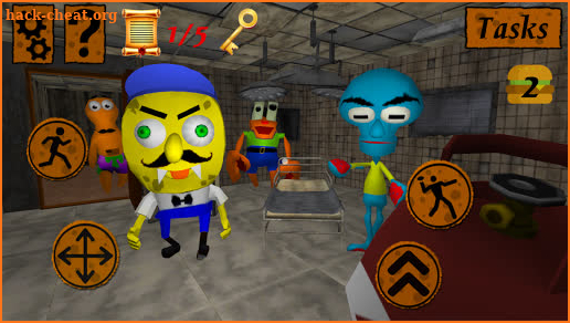 Sponge Neighbor's Hospital. Scary Friends Escape screenshot