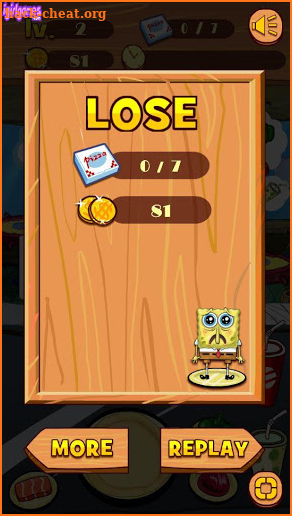Sponge Pizza Game screenshot