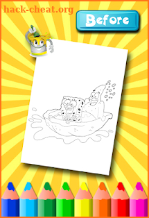 Spongebob Coloring Pages screenshot