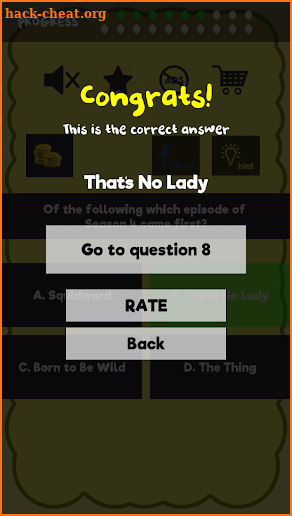 Spongy Quiz screenshot