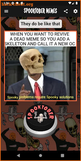 Spooktober Memes Random Button screenshot