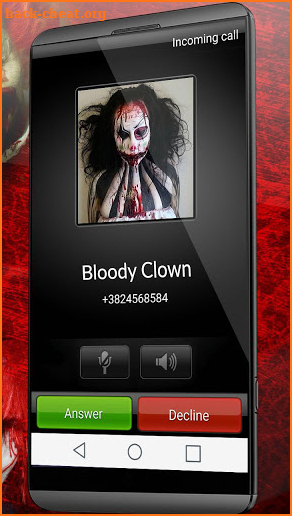 Spooky Clown Fake Call And SMS screenshot