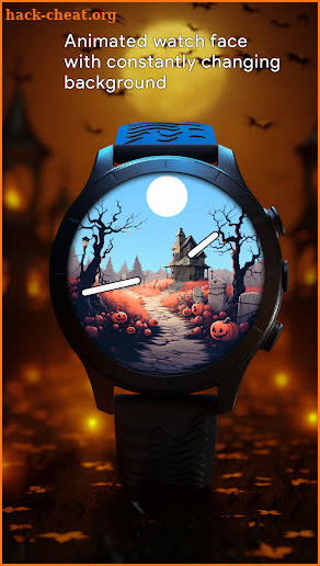 Spooky Halloween Watch Face screenshot