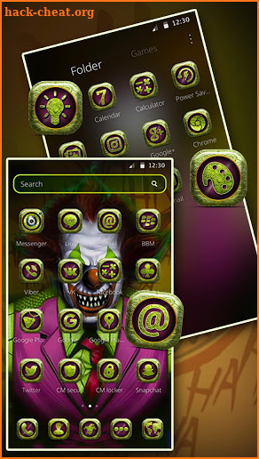 Spooky Joker Theme screenshot