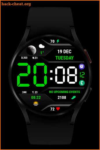 Sport 2 Mod Digital Watch Face screenshot