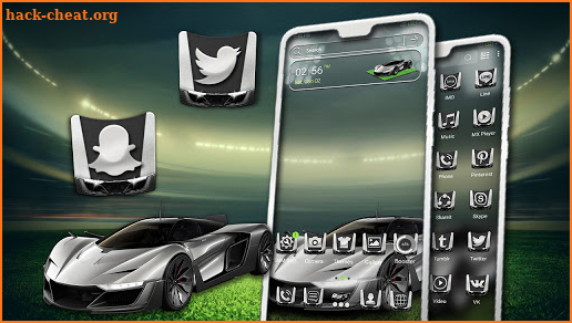Sport Car in Stadium Theme screenshot