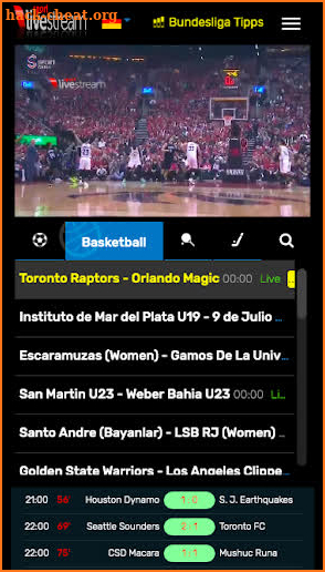 Sport Live Stream HD screenshot