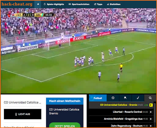 Sport Live Stream HD screenshot