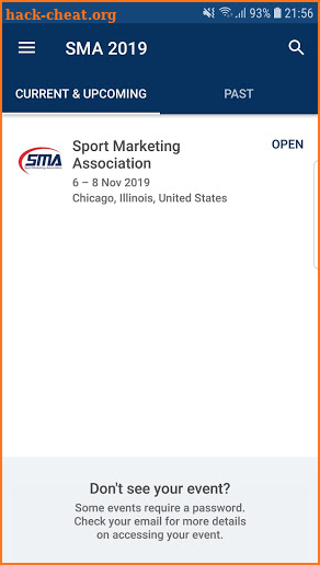 Sport Marketing Association screenshot
