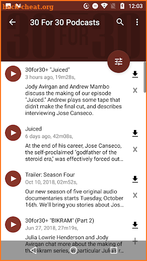 Sport Podcast : 30 for 30 screenshot