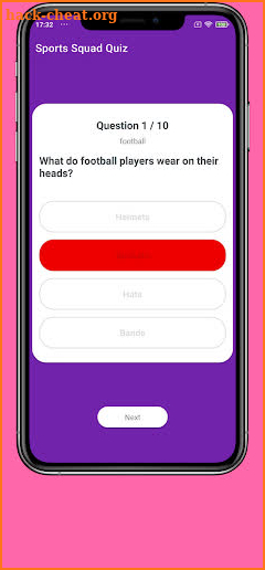 Sport Squad Quiz screenshot