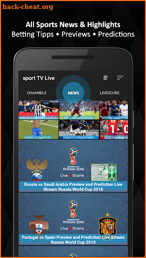 sport TV Live - Football Television Live screenshot
