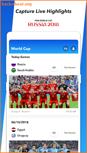 SportDex - World Cup Video Chat App screenshot