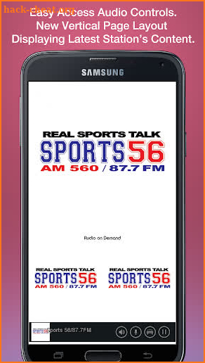 Sports 56/87.7FM screenshot