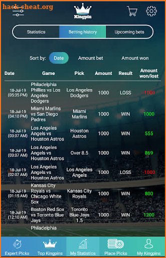 Sports Betting Picks by KingPin.pro screenshot