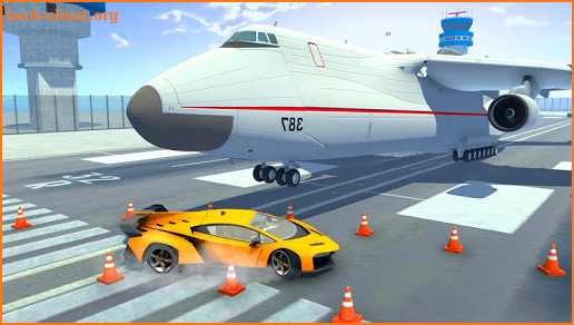 Sports Car Stunts Plane Transporter screenshot