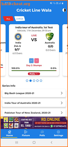 Sports Exchange Cricket Live Line screenshot
