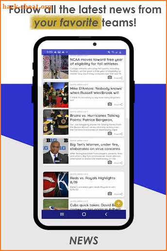 Sports Hub - News, Scores, & Fans Home Screen screenshot