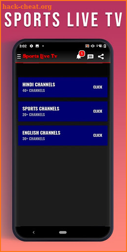 Sports Live Tv V2 Guide LIVE CRICKET, TV Channels screenshot