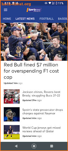 Sports News Highlights screenshot