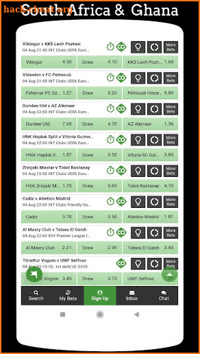 Sports Numbers for Betway screenshot