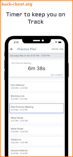 Sports Practice Plan screenshot