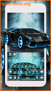 Sports Racing Car Keyboard Theme screenshot