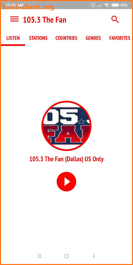 Sports Radio 105.3 The Fan Dallas screenshot