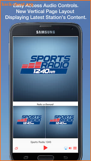 Sports Radio 1240 screenshot