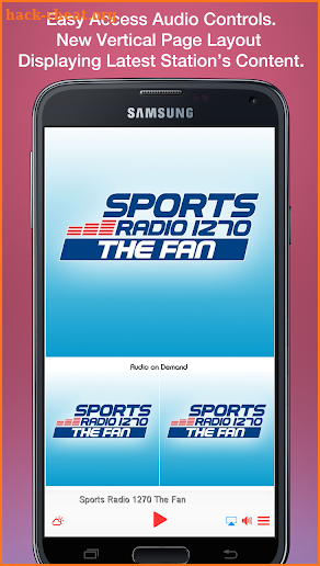 Sports Radio 1270 The Fan screenshot