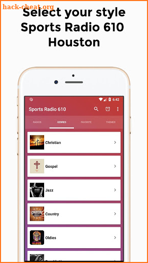 Sports Radio 610 Houston Radio Station screenshot
