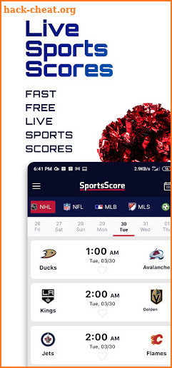 Sports Score Live screenshot