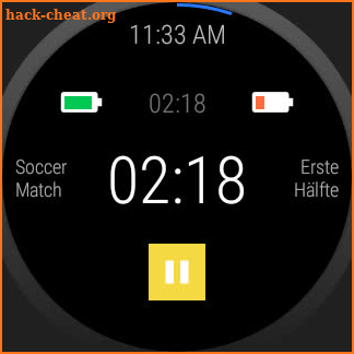 Sports Timer for Wear OS screenshot