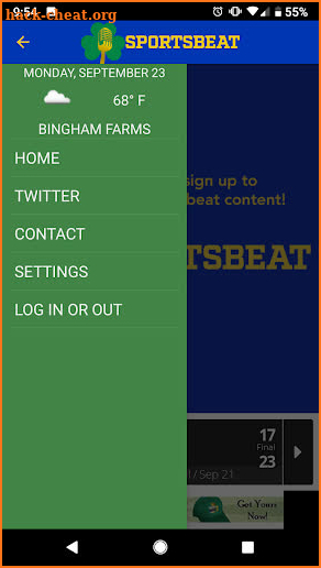 Sportsbeat screenshot