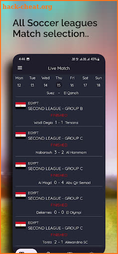 SportsLive: Soccer Live Scores screenshot