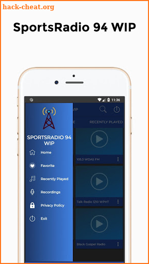 SportsRadio 94 WIP Philadelphia 94.1 Station FM screenshot