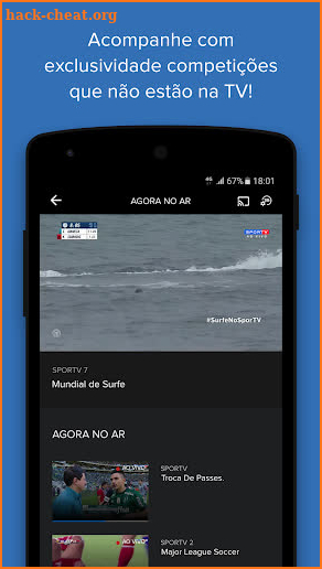 SporTV Play screenshot