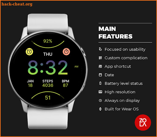 Sporty Energetic Watch Face screenshot