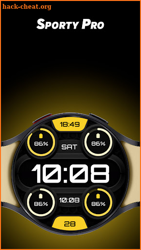 Sporty Pro - Watch face screenshot