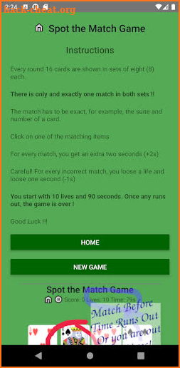 Spot the Match Game screenshot