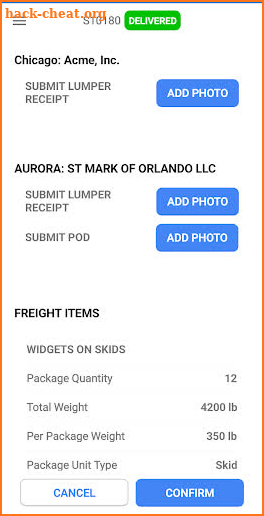 SpotFreight App for Truckers - RED-Driver screenshot