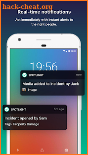 Spotlight - Incident Reporting screenshot