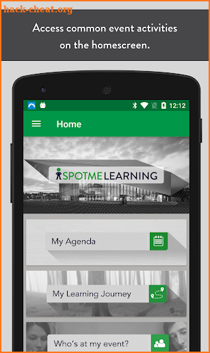 SpotMe Learning Event App screenshot