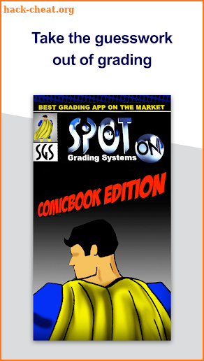 SpotOn Grading Systems Comic Book Edition screenshot