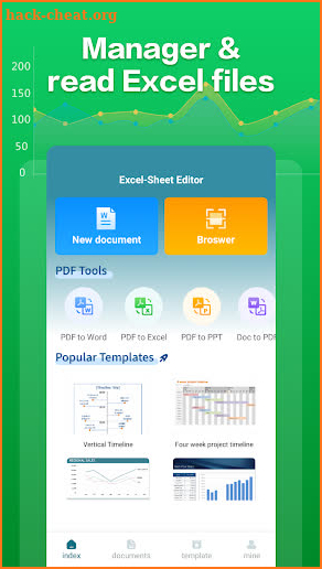 Spreadsheet Editor:excel,xlsx screenshot