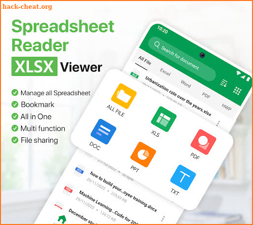 Spreadsheet Reader: Excel screenshot