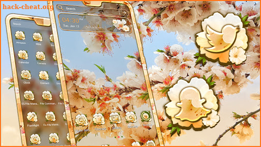 Spring Blossoms Launcher Theme screenshot